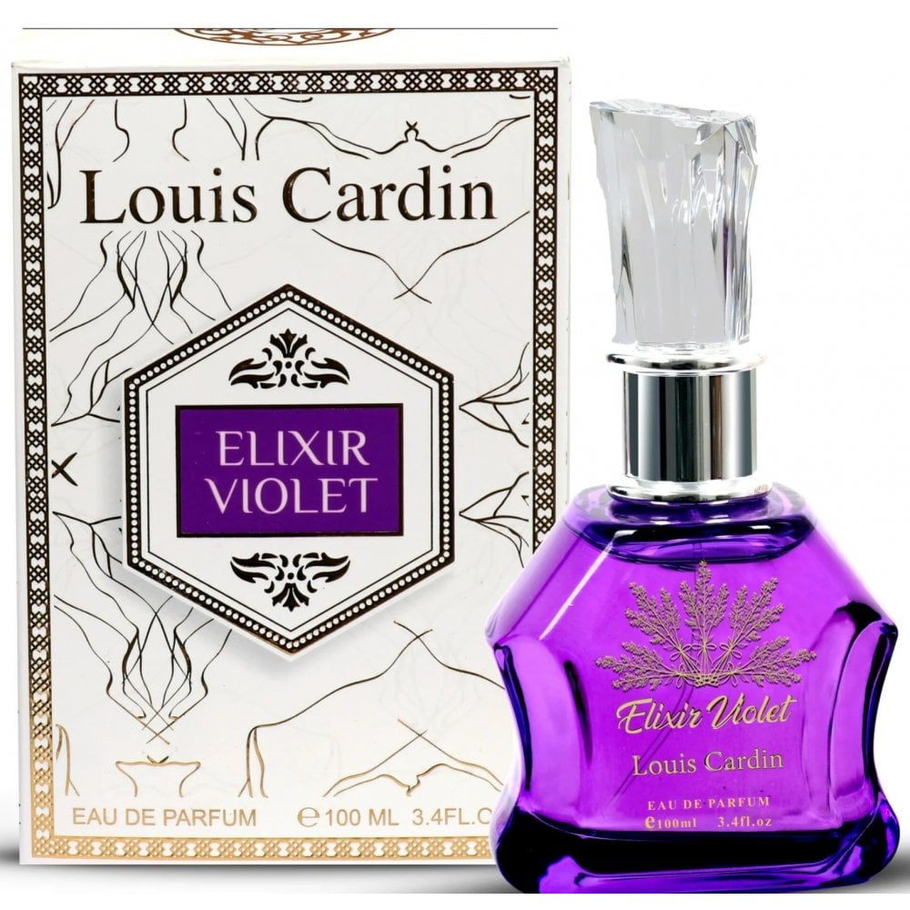 Louis Cardin Elixir Violet 100ml EDP Spray - One Size