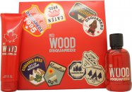 DSquared² Red Wood Gift Set 100ml EDT + 150ml Body Lotion