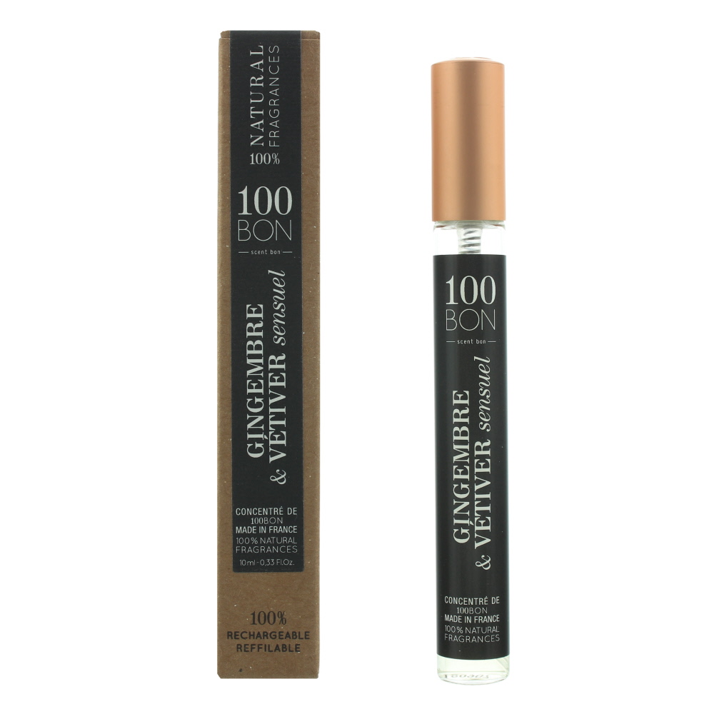 100Bon Unisex Gingembre & Vetiver Sensuel Concentre Eau de Parfum Spray 10ml Refillable - NA - One Size